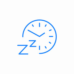 clock ticking icon sign vector