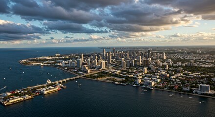 Fototapeta premium a large body of water