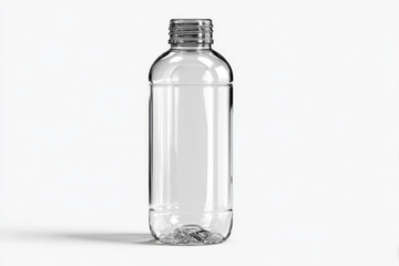 Clear PET energy drink bottle lightweight design shows off refreshing beverage, inviting taste with its sleek and modern style