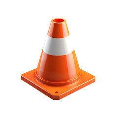 Realistic traffic cone