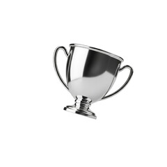 silver trophy cup