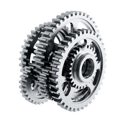 gears on white background