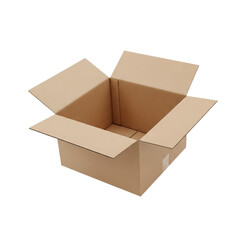 open cardboard box