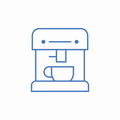 coffee machine icon sign vector