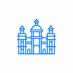 Obraz premium cultural landmark icon sign vector
