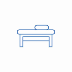 dining table chairs icon sign vector