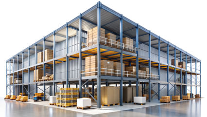 factory building in the factory