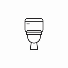 toilet bowl icon sign vector