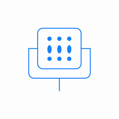 microphone recording podcasting broadcasting studio icon sign vector