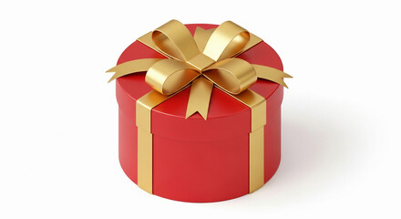 Obraz premium red gift box