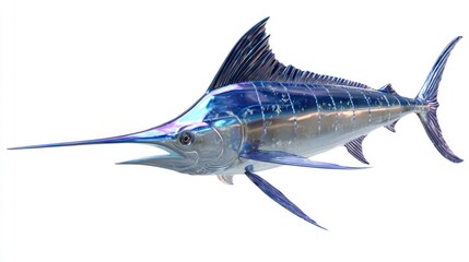 Colorful marlin