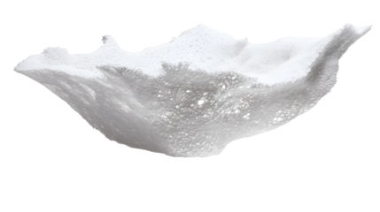 White Styrofoam Abstract Shape Texture Background