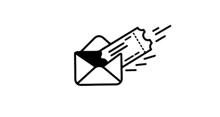 Promotion and sale get event tickets online now receive ticket by email buy concert tickets online fast ticket delivery 100 vector