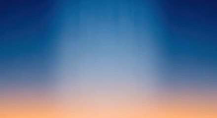 Blue And Orange Gradient Sky Background