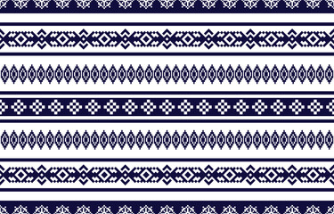 Christmas and New Year green and white seamless pattern, fairytale pixel pattern in white and green with Nordic snowflakes for winter hats, ugly sweaters, jumpers. wallpaper, paper or other design