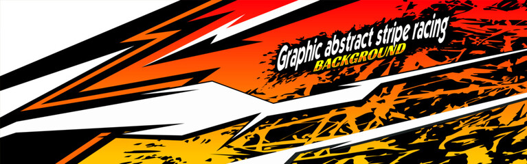 Car livery vector graphics. Abstract grunge background design for vehicle vinyl wraps and car branding.