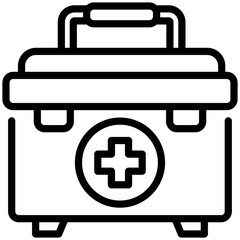 medical bag icon for football, business, website, application, printing, document, poster design, etc