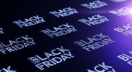Photo of black friday promotional pattern background with a modern design for marketing and advertising campaigns during the holiday season