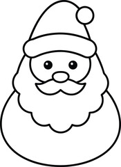 santa on transparent background