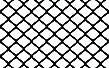 Black diamond pattern background texture of woven metal mesh