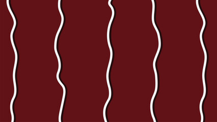 Classic Curly line pattern red wallpaper