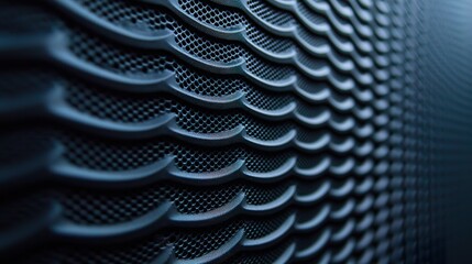 AI-powered urban sound barrier adapting to noise levels, absorbing unwanted sounds, creating quiet zones, urban comfort