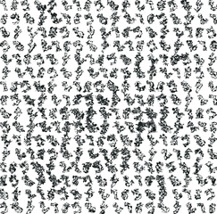 Texture in the form of distorted dirty spots or some prints.