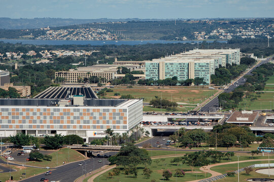 Esplanada dos Minist&eacute;rios em Bras&iacute;lia - DF - foto tirada em 13/02/2023
