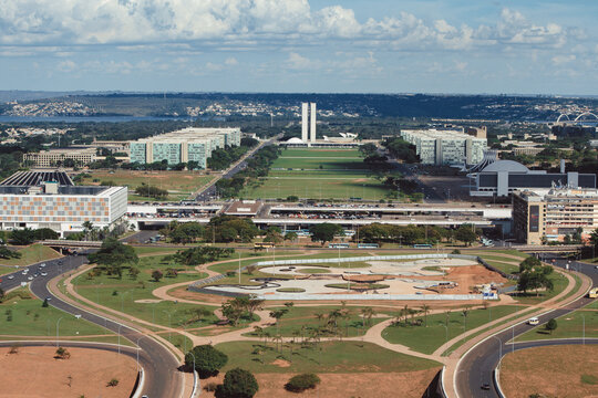 Esplanada dos Minist&eacute;rios em Bras&iacute;lia - DF - foto tirada em 13/02/2023