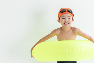 水着を着た男の子
