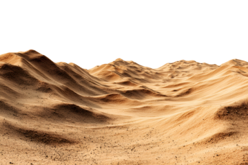 Rolling sand dunes desert landscape arid scene golden brown hues