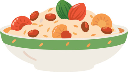 food soup meal illustration cheese dessert isolated