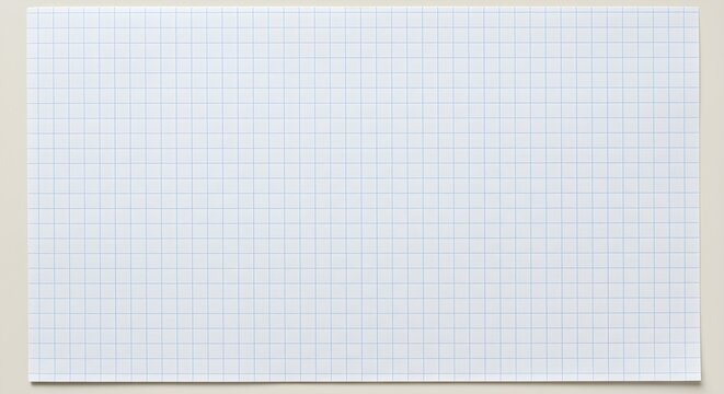 Texture checkered paper with blue lines and space for text, concept for school season. Banner for education and learning.