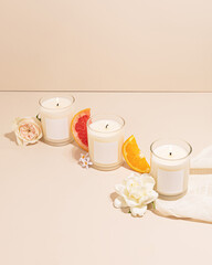 Candle Still Life Studio Product Photography