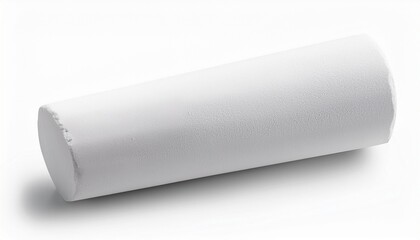 white chalk isolated on a white background