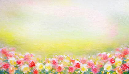 Obraz premium Front bottom abstract rose design background, flower background - 전면 하단 추상적인 장미 디자인 배경, 꽃 배경