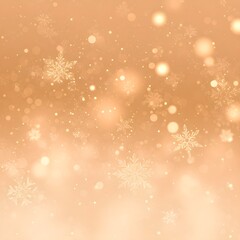 Generative AI, Snow crystal patterns faintly shining in the fog