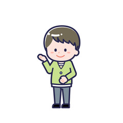 私服のこども／ななめ／男の子 18