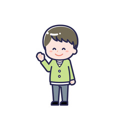 私服のこども／ななめ／男の子 17