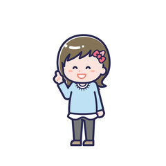 私服のこども／ななめ／女の子 13