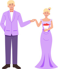 Wedding Couple Character