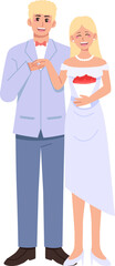 Wedding Couple Character