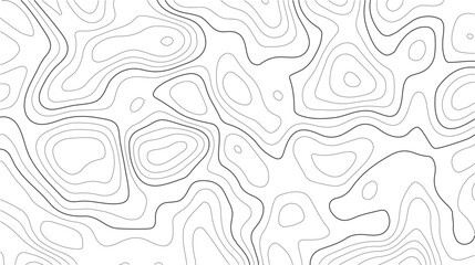 Topography map grid vector with soft abstract terrain textures, elevation lines, and seamless curved white contour for posters and scientific visuals