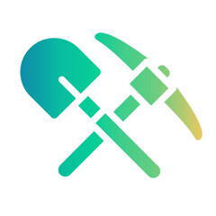 shovel Gradient icon