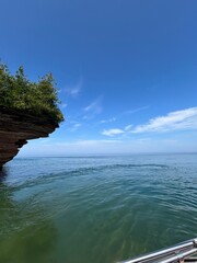tropical island in the sea