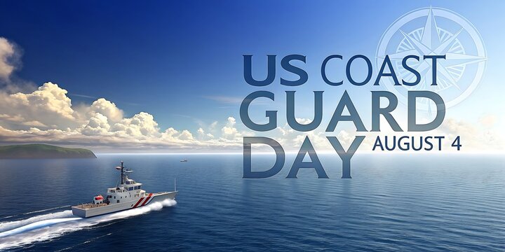 Celebrate us coast guard day august 4th with a powerful display of maritime strength and dedication on the open ocean with a patrol boat and helicopter