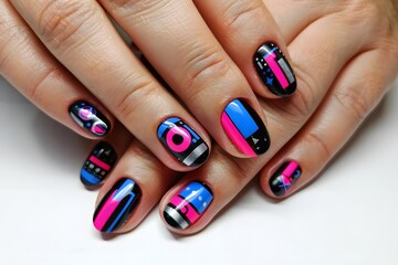 woman hands with manicure