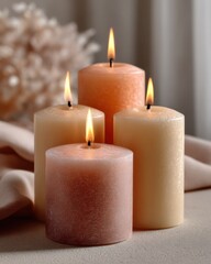 National Day Of Prayer Reflection And Thanksgiving In Montserrat Candles Premium Autumn All Souls Day Remembrance for Millennial Family Marketing Campaigns