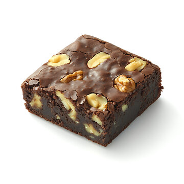 Decadent Chocolate Brownie with Walnut Toppings