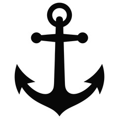 anchor on white background